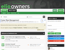 Tablet Screenshot of elioowners.com